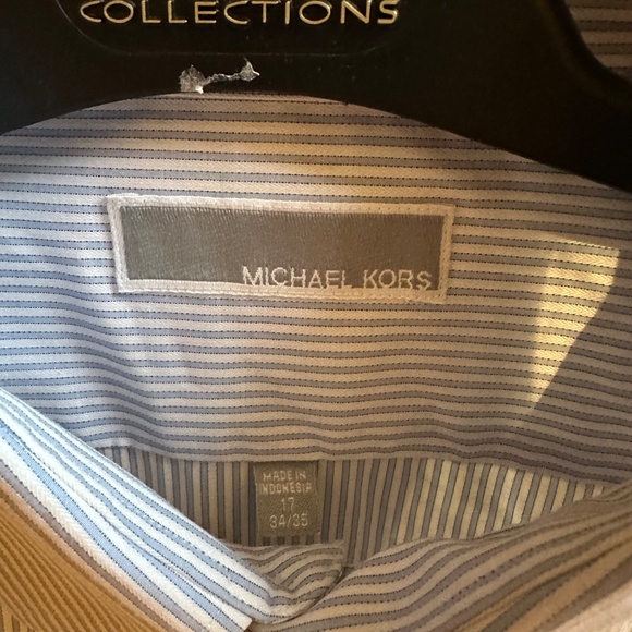 Michael Kors Dress Shirt 17.5 - Picture 2 of 2